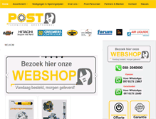 Tablet Screenshot of groothandelpost.nl